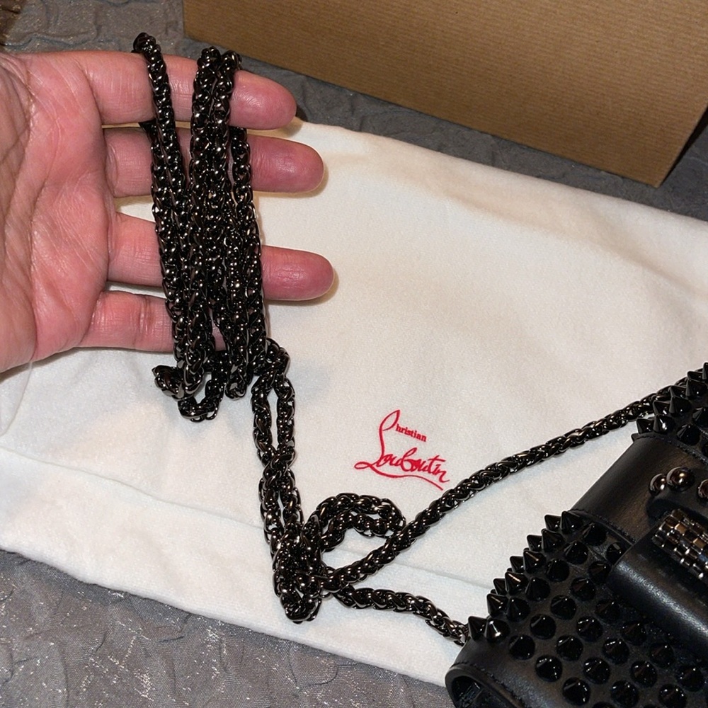 SOLD Preloved Valentino Nano spike bag black size 5 1/2” X 3 1/2 - Picture 12 of 12